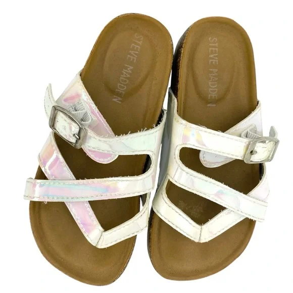 Steven Madden Toddler Beached Sandals Iridescent - Picture 7 of 9